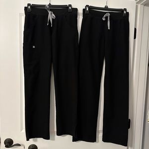 FIGS Pair Scrub Bottoms XXS Livingston and XS Kade Cargo